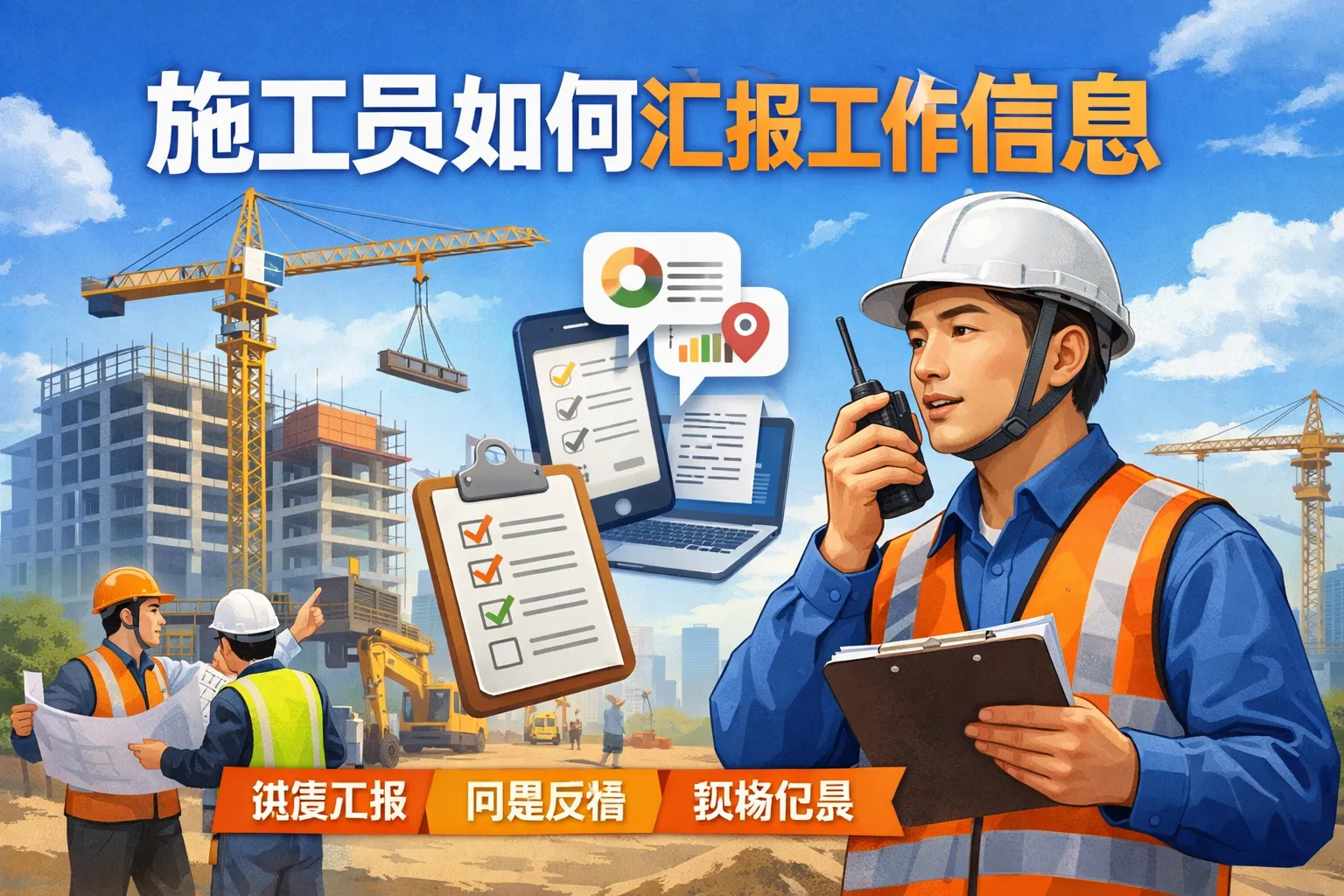 施工员如何汇报工作信息