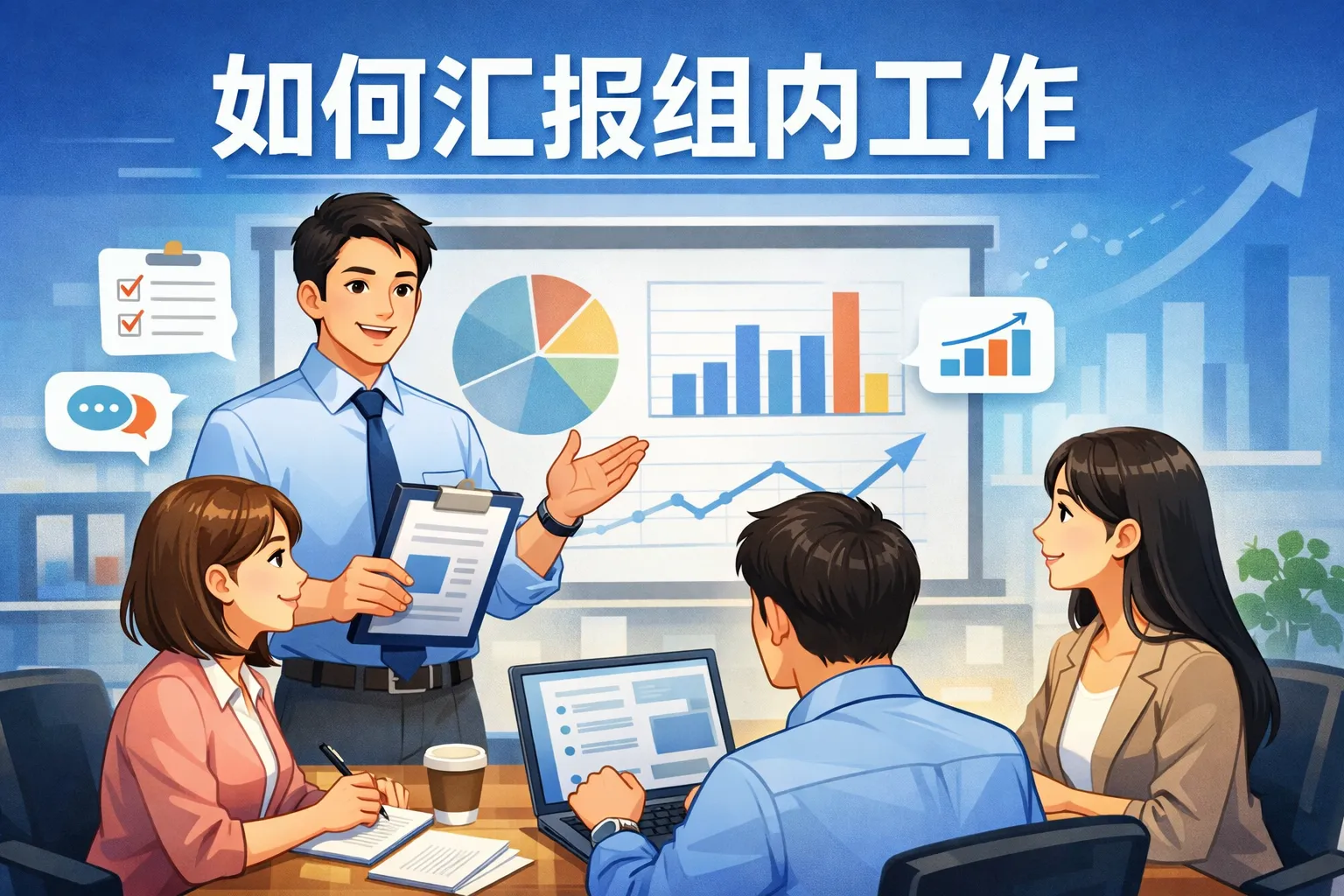 如何汇报组内工作