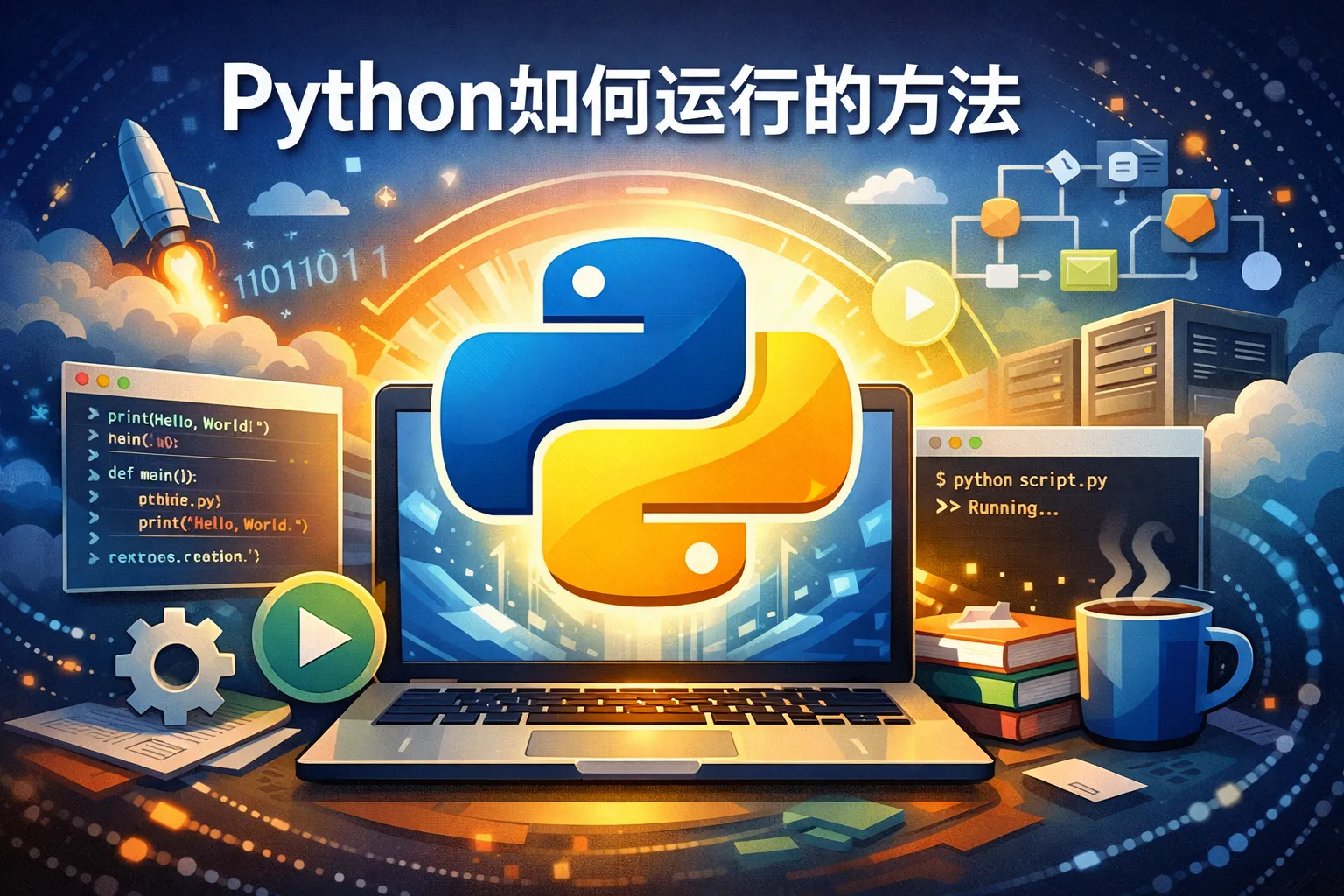 python如何运行的方法