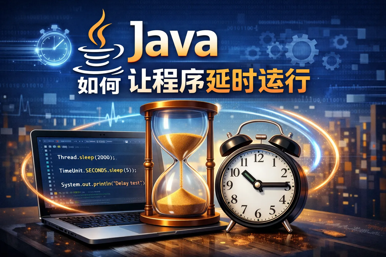 java如何让程序延时运行