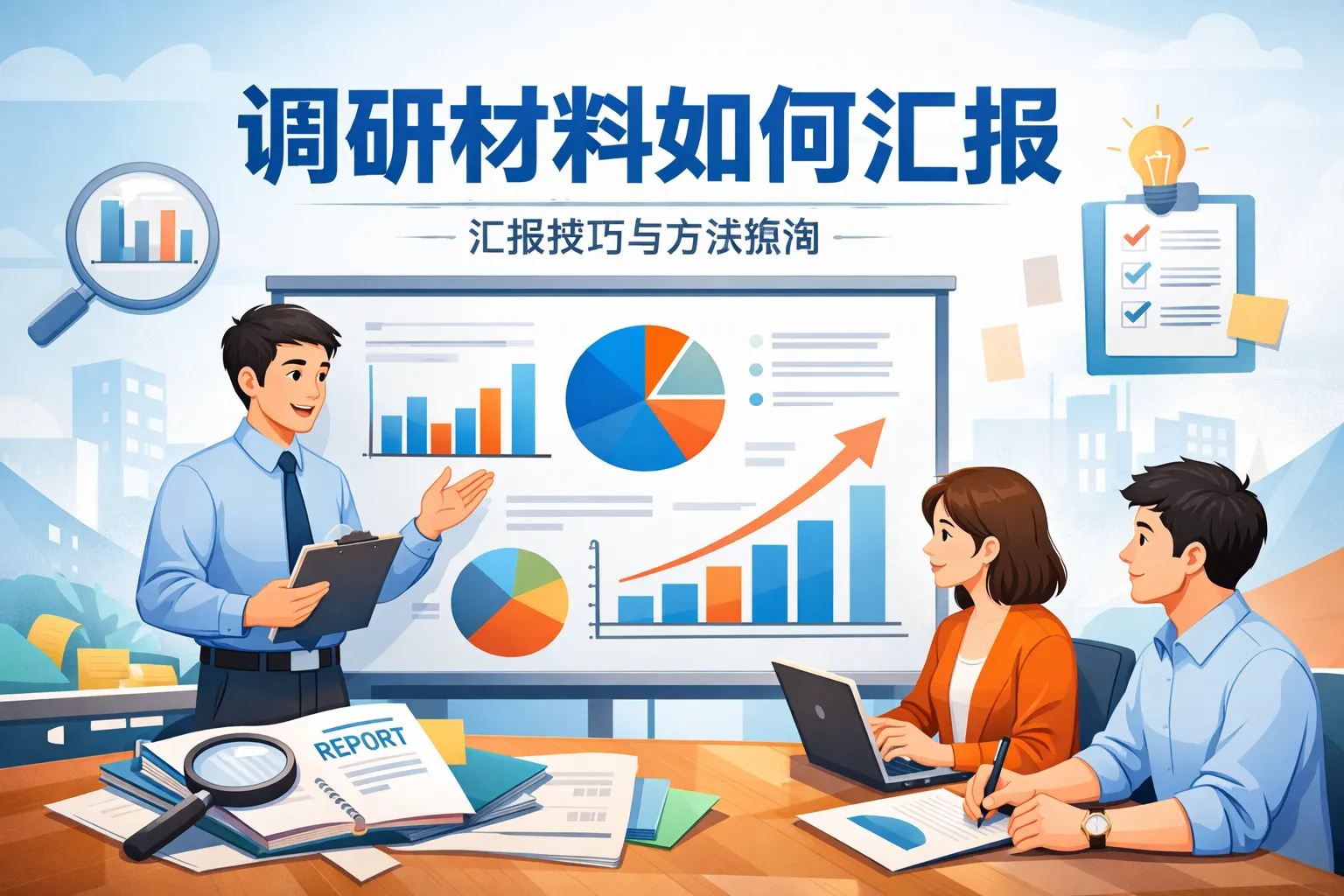 调研材料如何汇报