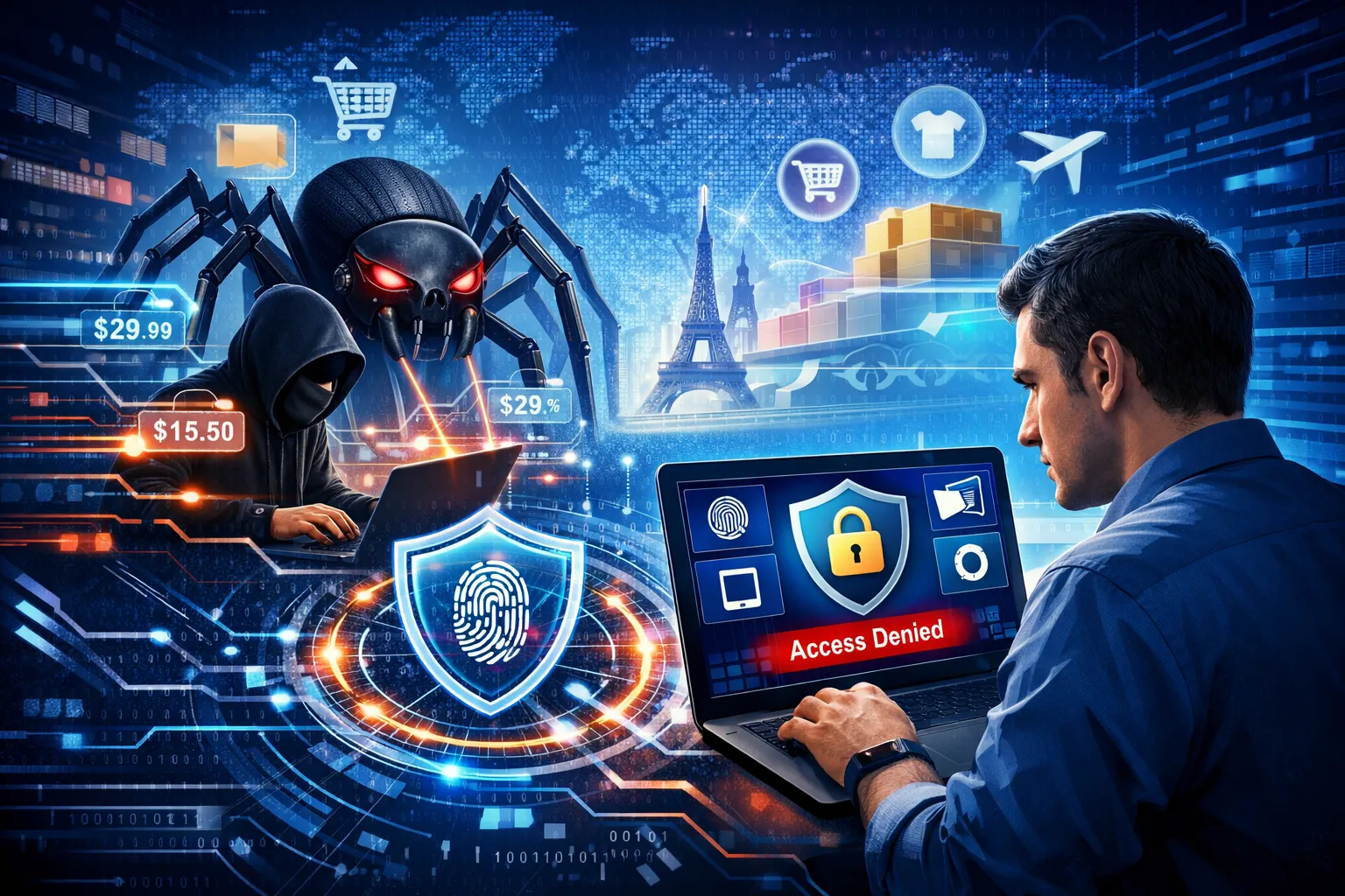 跨境电商遭遇恶意爬虫抓取价格?利用设备特征拦截“职业爬虫”的高阶方案