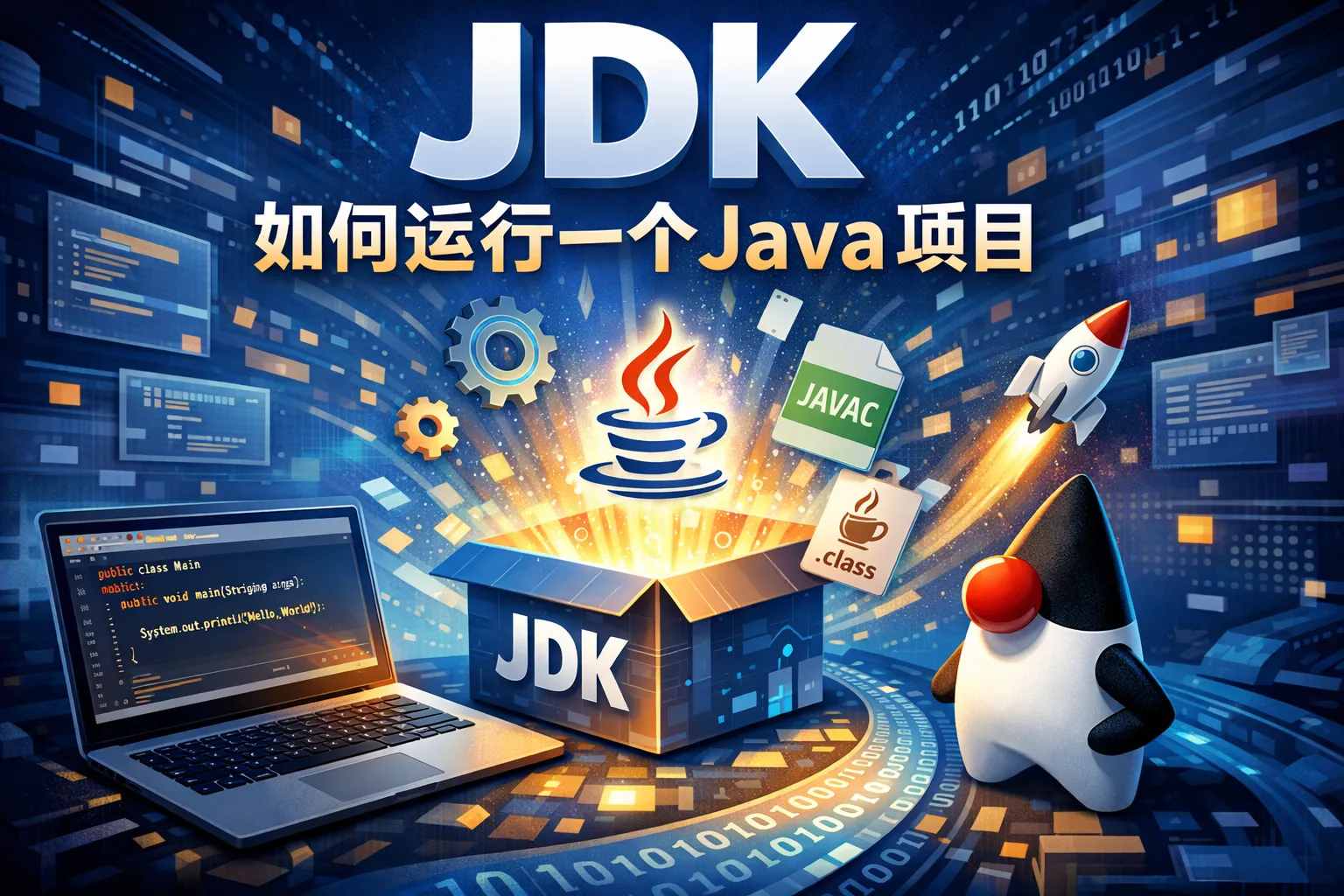 jdk如何运行一个java项目