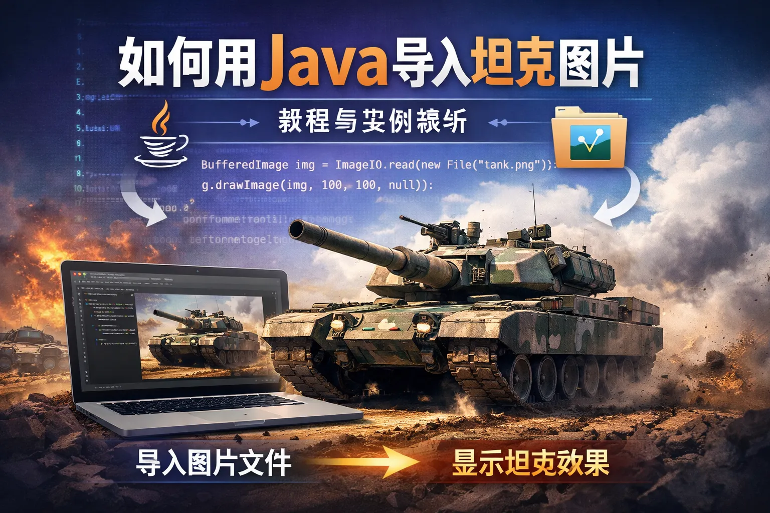 如何用java导入坦克图片