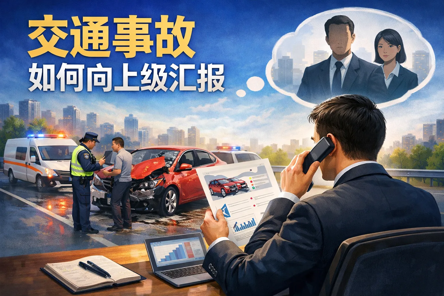 交通事故如何向上级汇报
