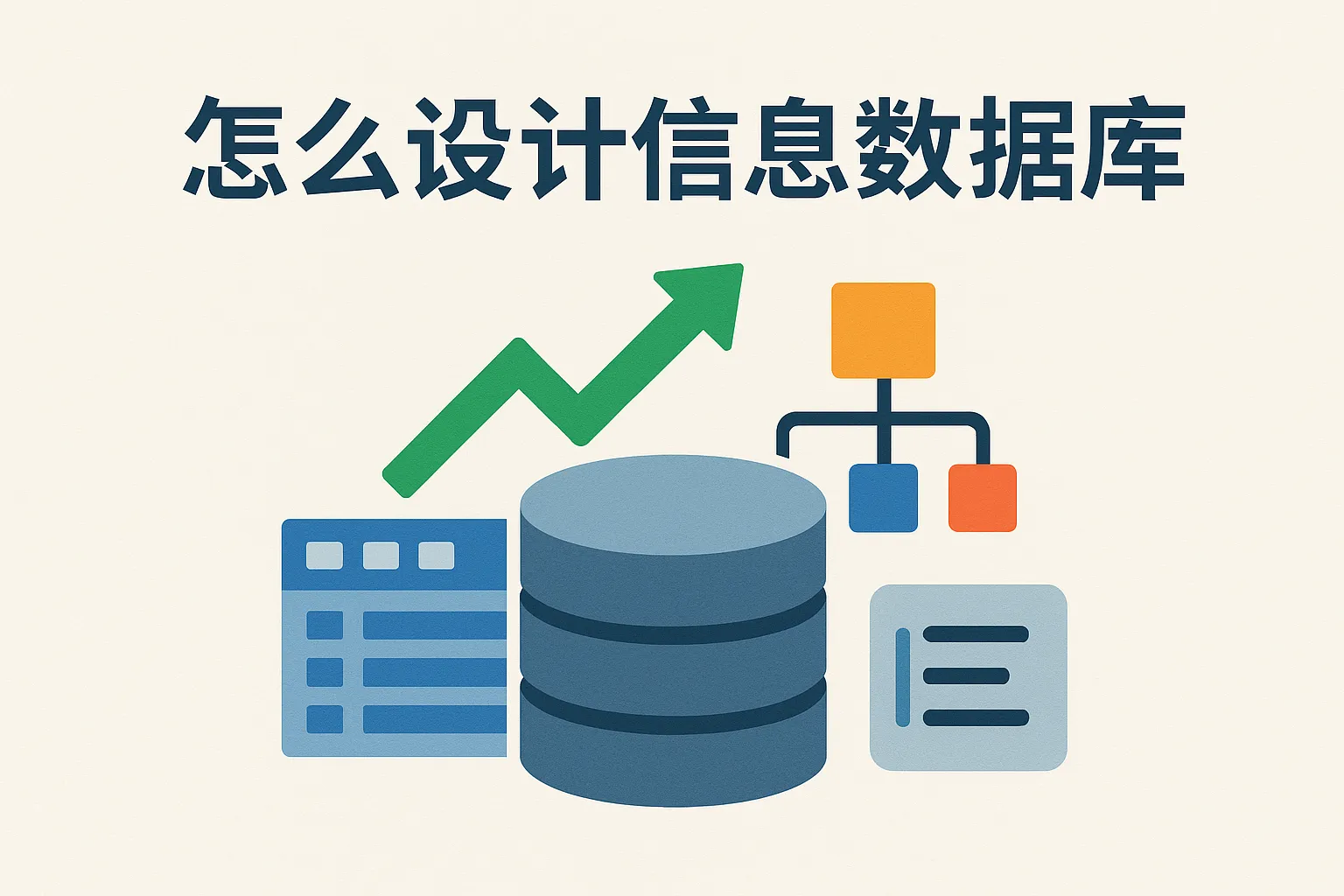 怎么设计信息数据库