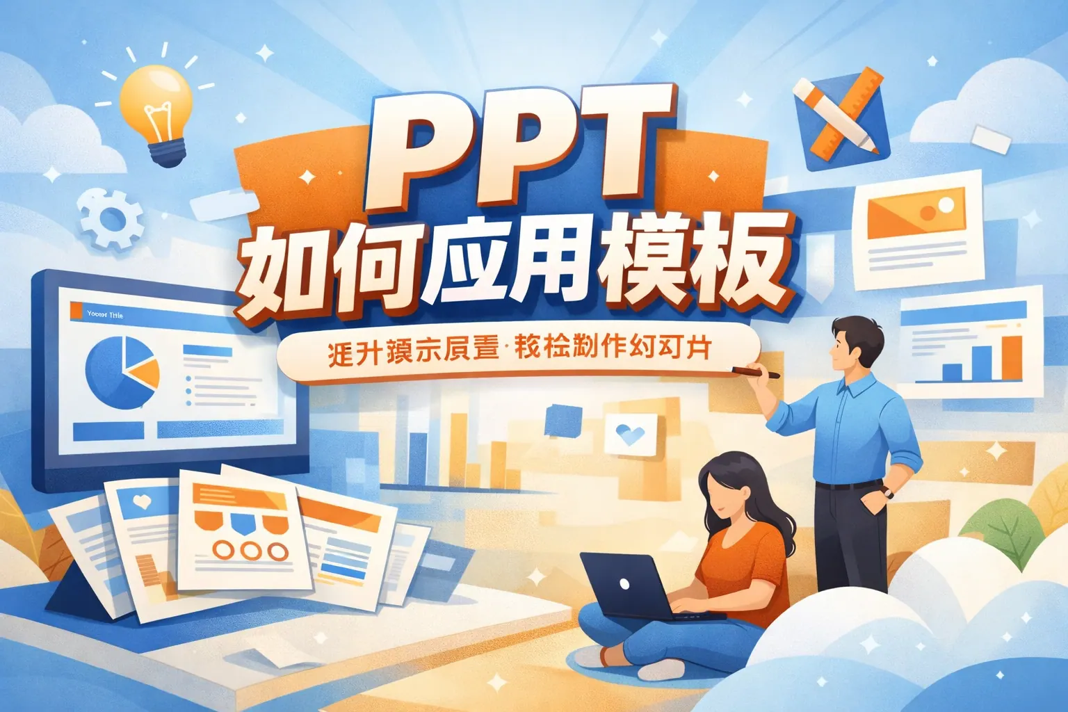 ppt 如何应用模板