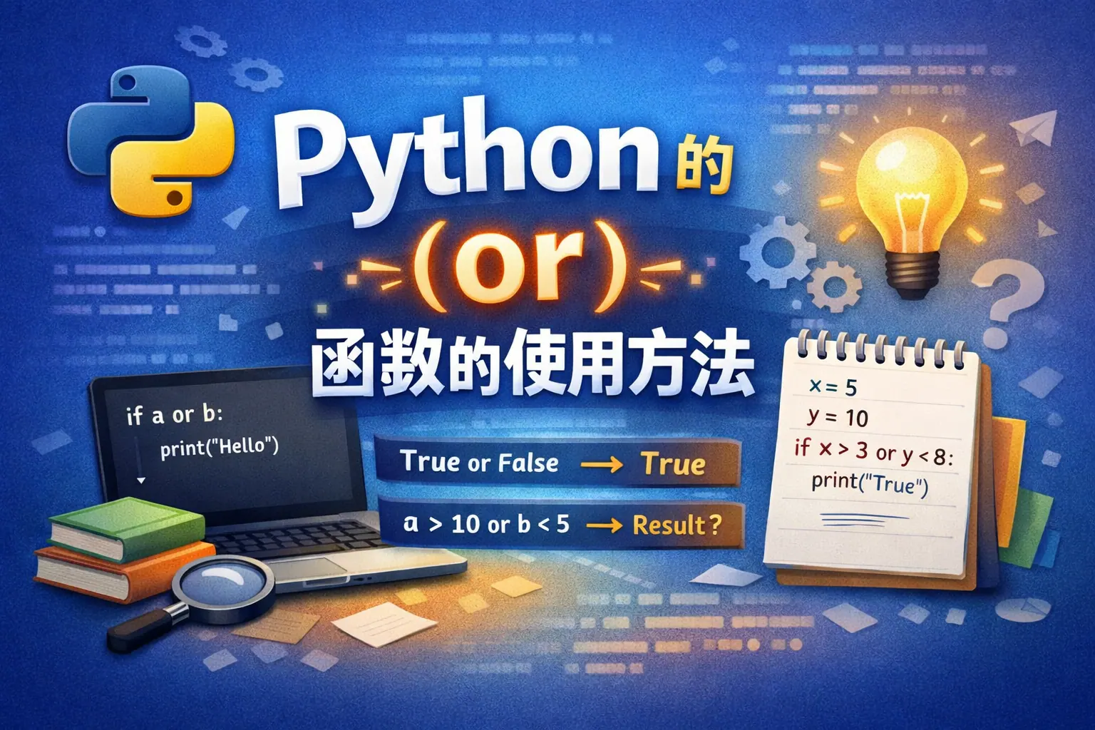 python的or函数的使用方法