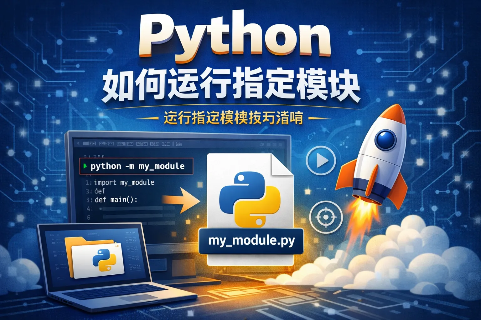 python如何运行指定模块