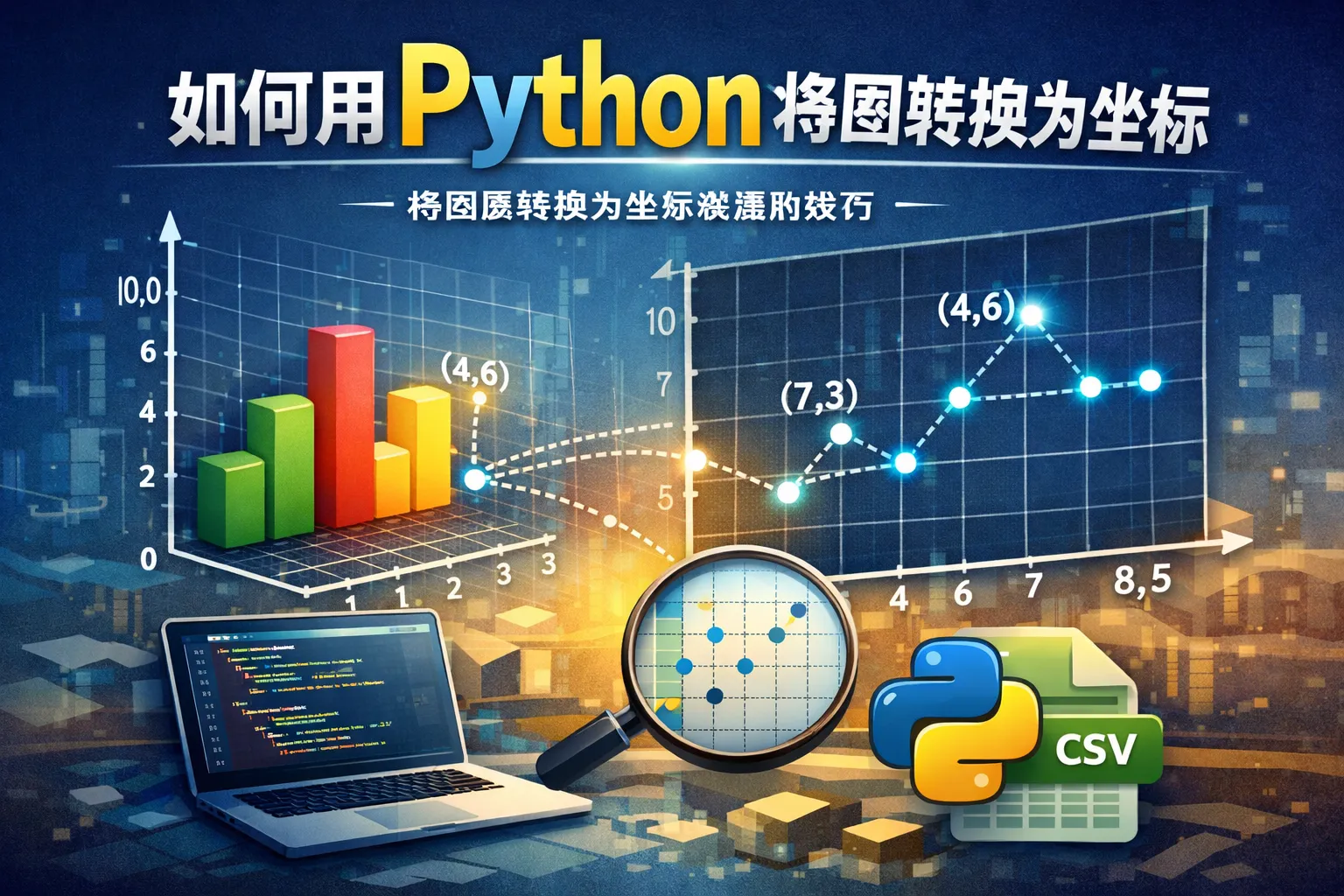 如何用python将图转换为坐标