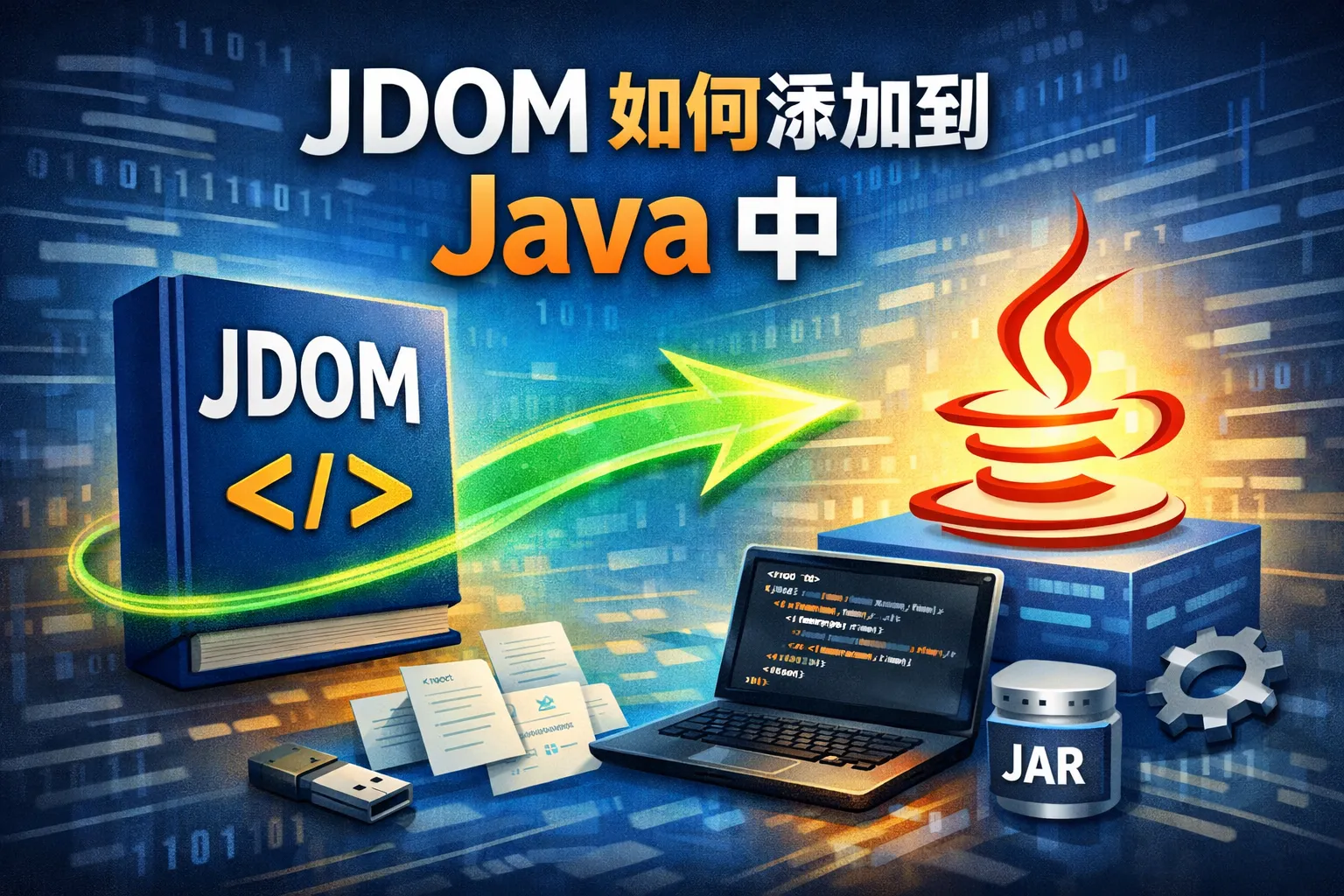 jdom如何添加到java中
