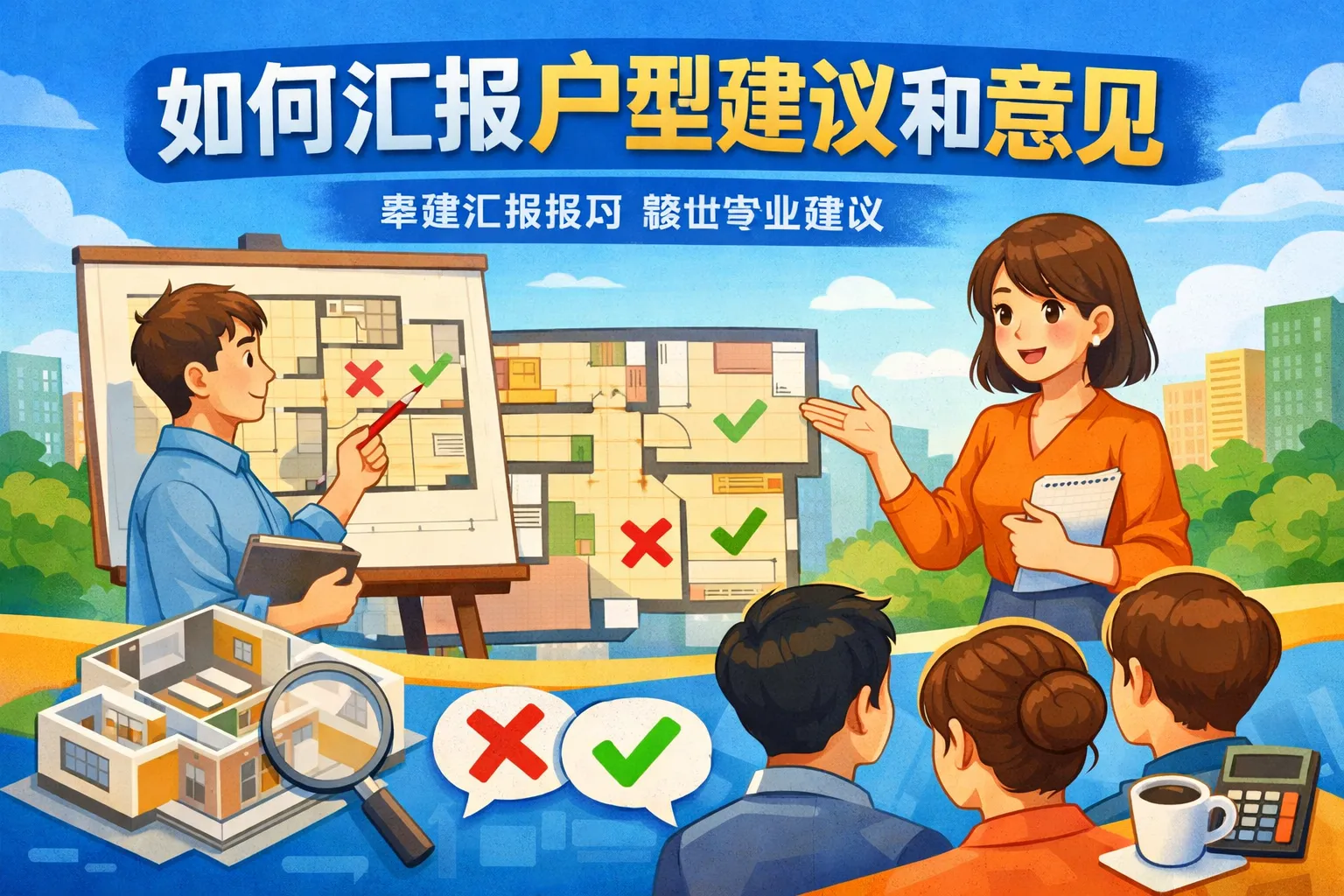 如何汇报户型建议和意见