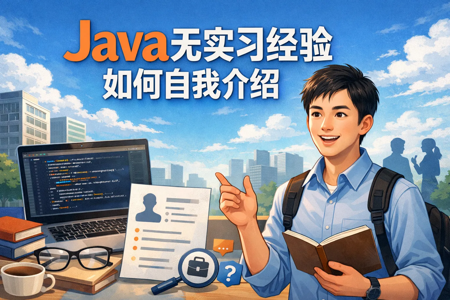 java无实习经验如何自我介绍