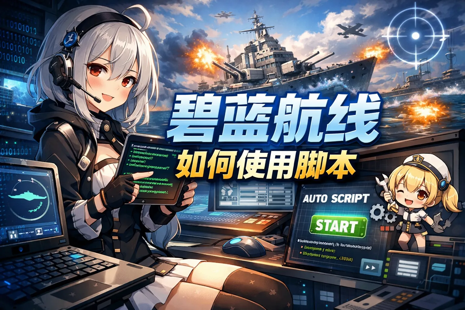 碧蓝航线如何使用脚本