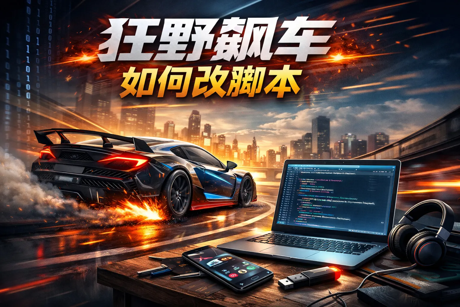 狂野飙车如何改脚本