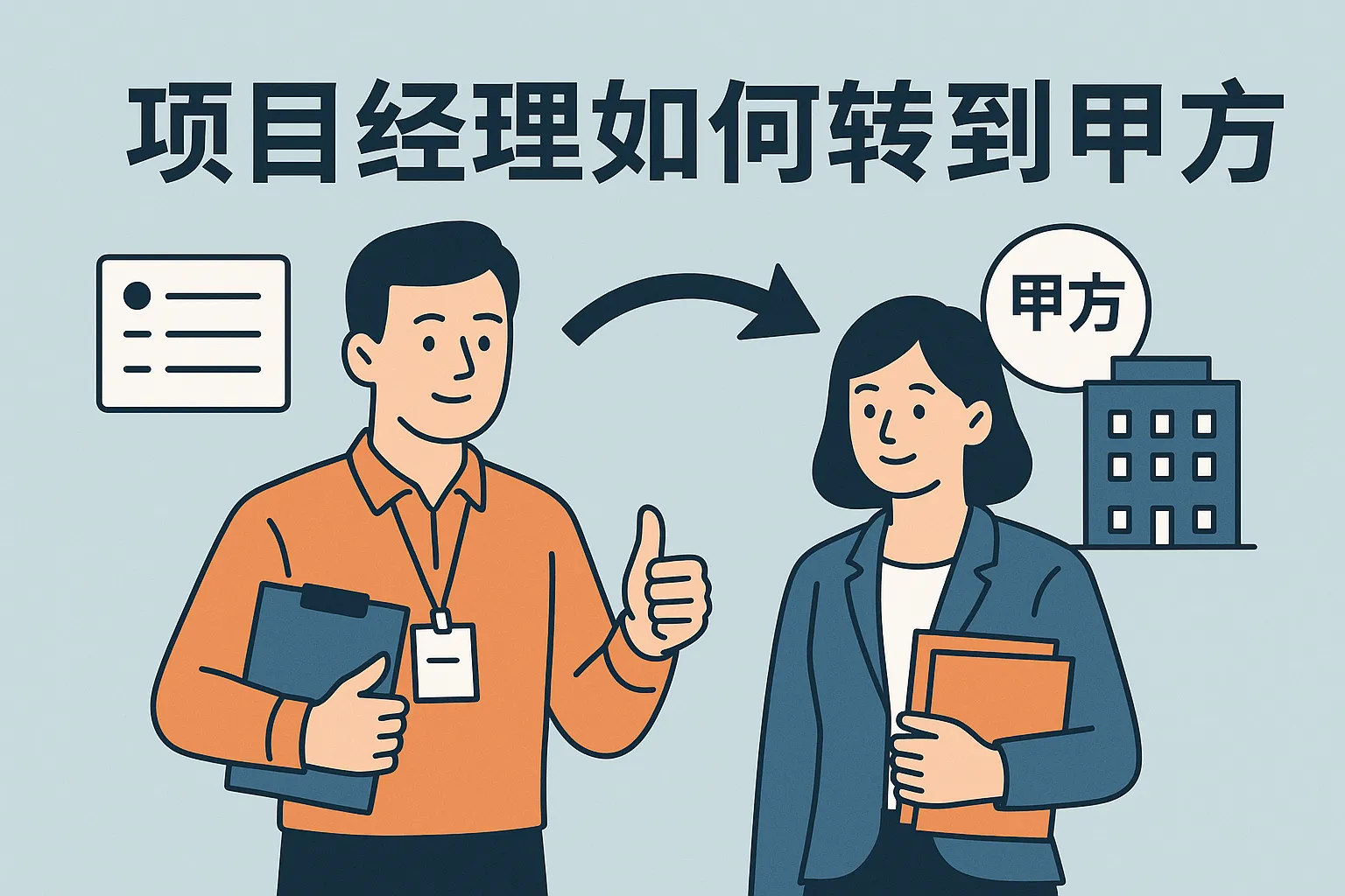 项目经理如何转到甲方
