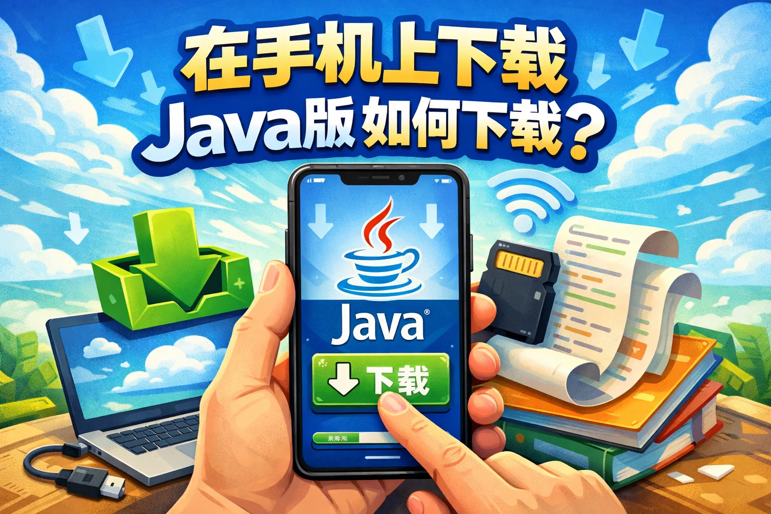 在手机上下载java版如何下载