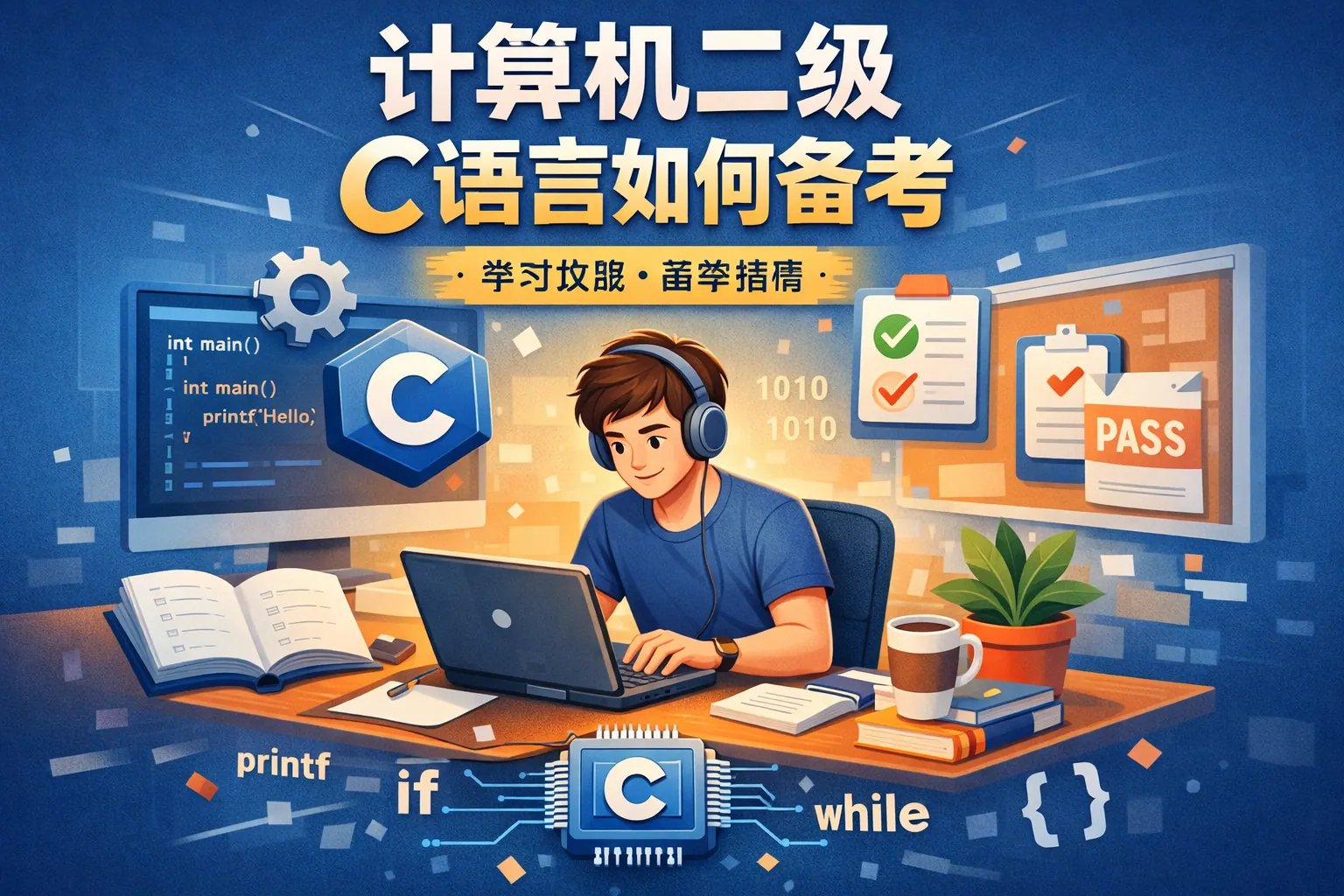 计算机二级c语言如何备考计算机