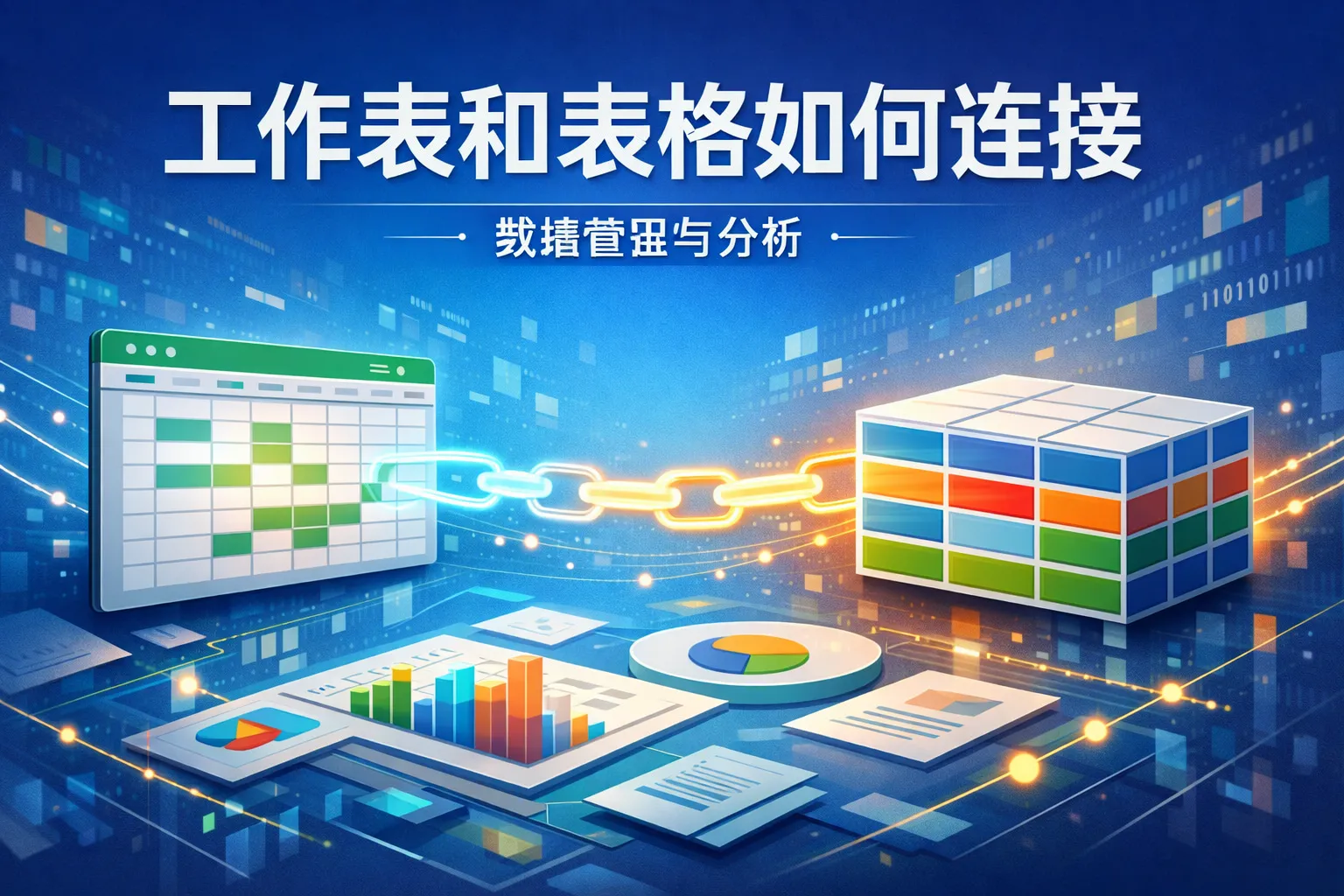 工作表和表格如何连接