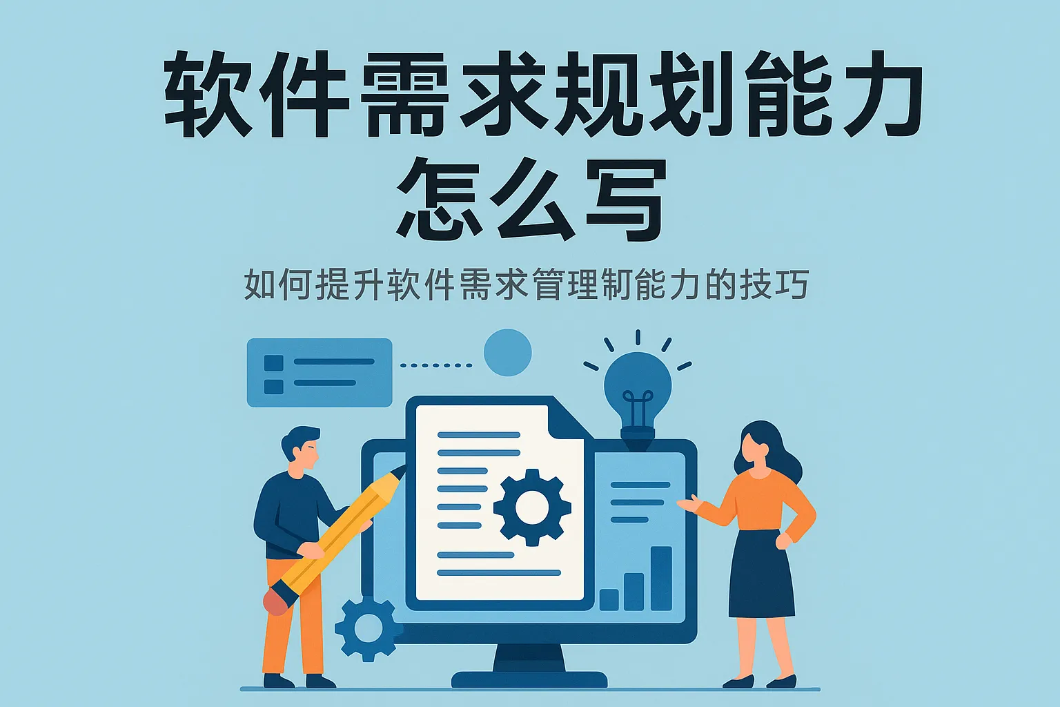 软件需求规划能力怎么写