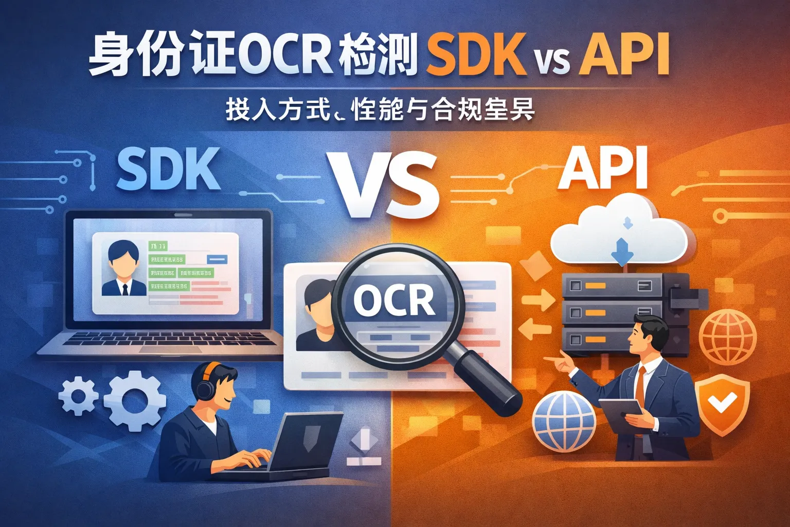 身份证OCR检测SDK vs API:接入方式、性能与合规差异