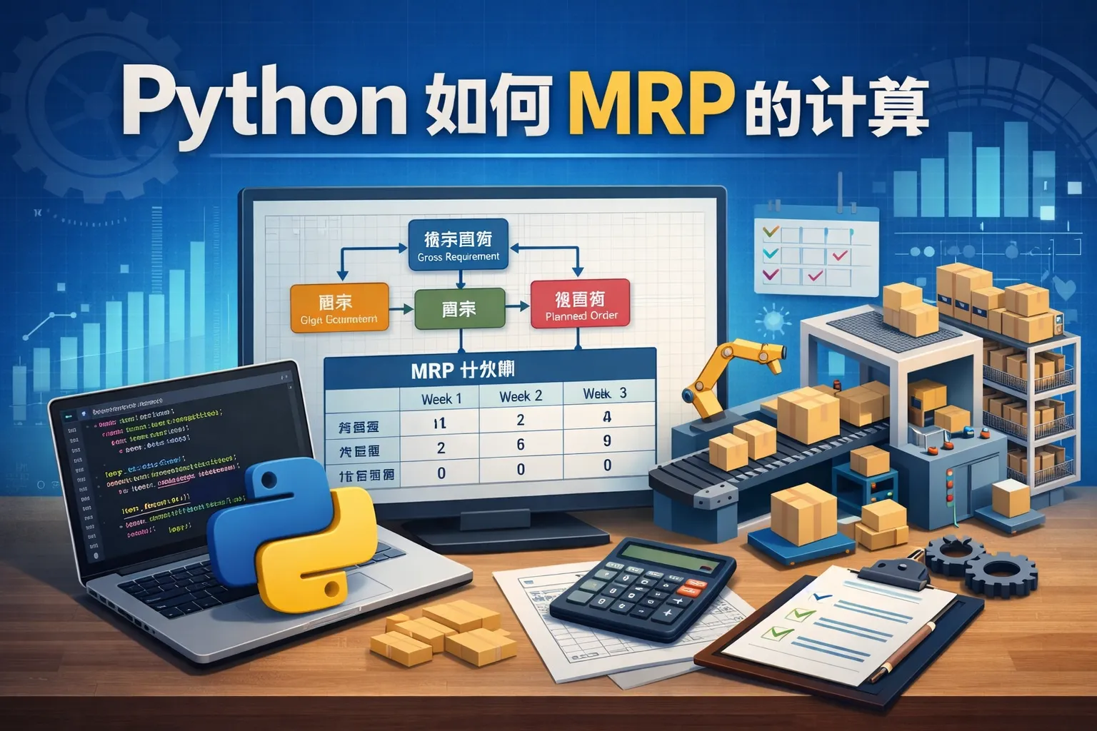 python如何MRP的计算