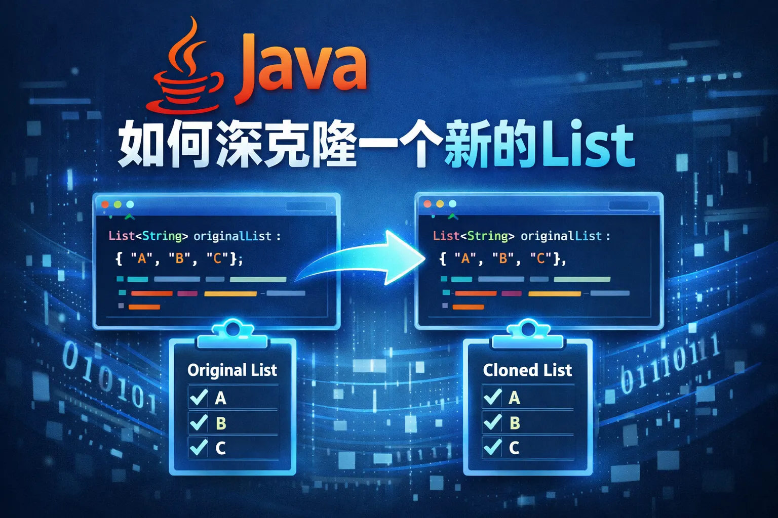 Java如何深克隆一个新的list