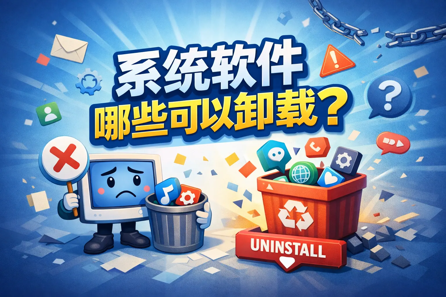 系统软件哪些可以卸载