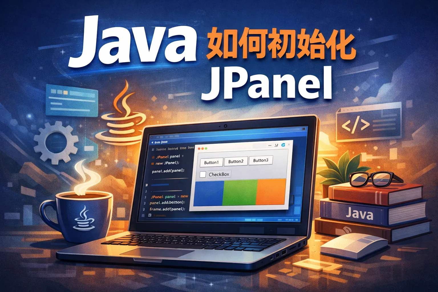 java如何初始化JPanel