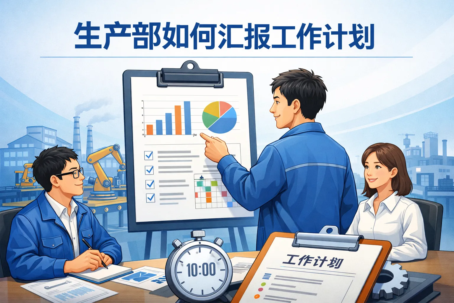 生产部如何汇报工作计划