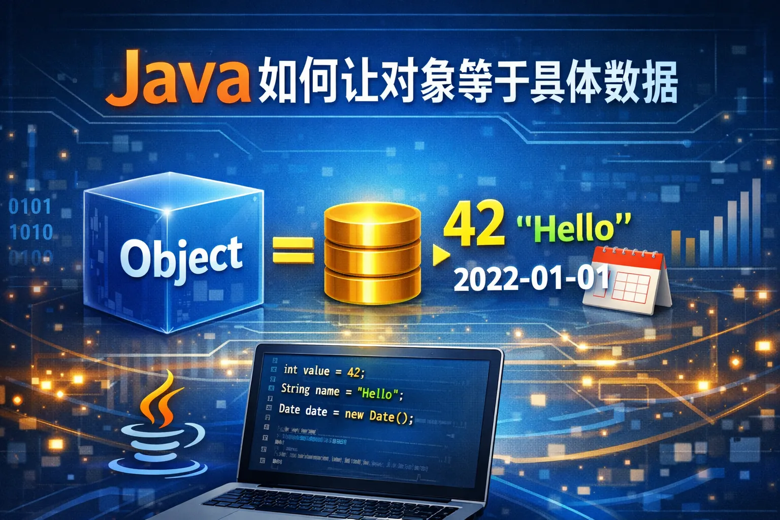 java如何让对象等于具体数据