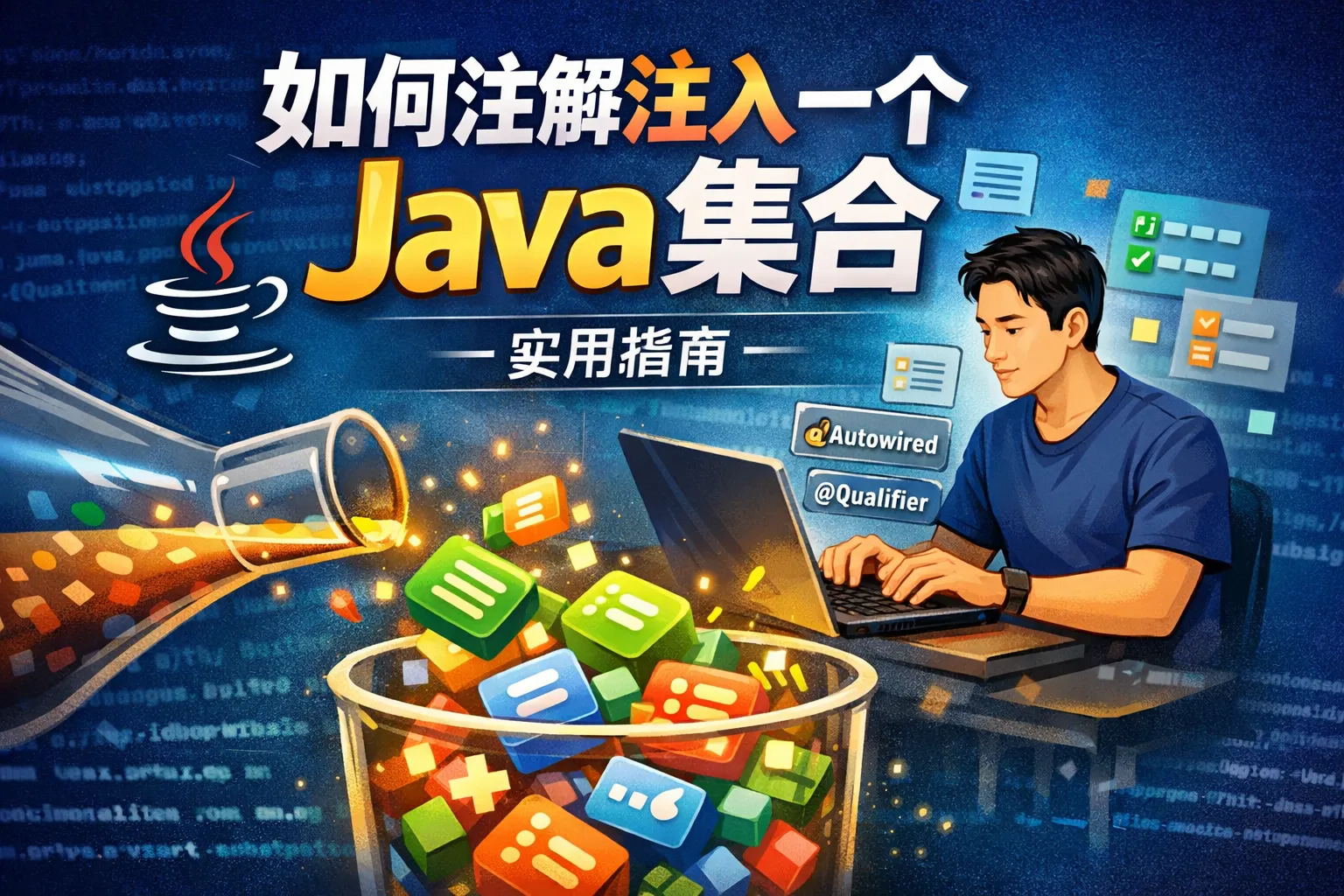 如何注解注入一个java集合