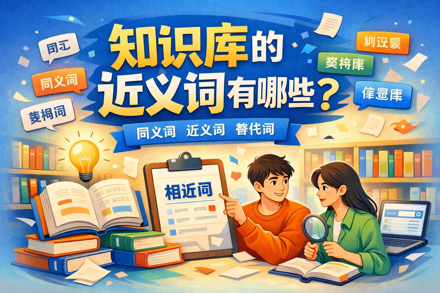 知识库的近义词有哪些