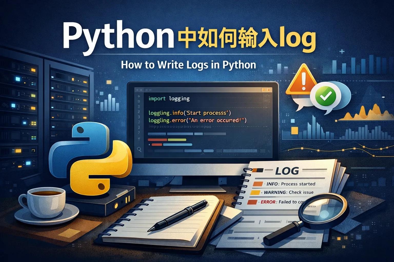 python中如何输入log