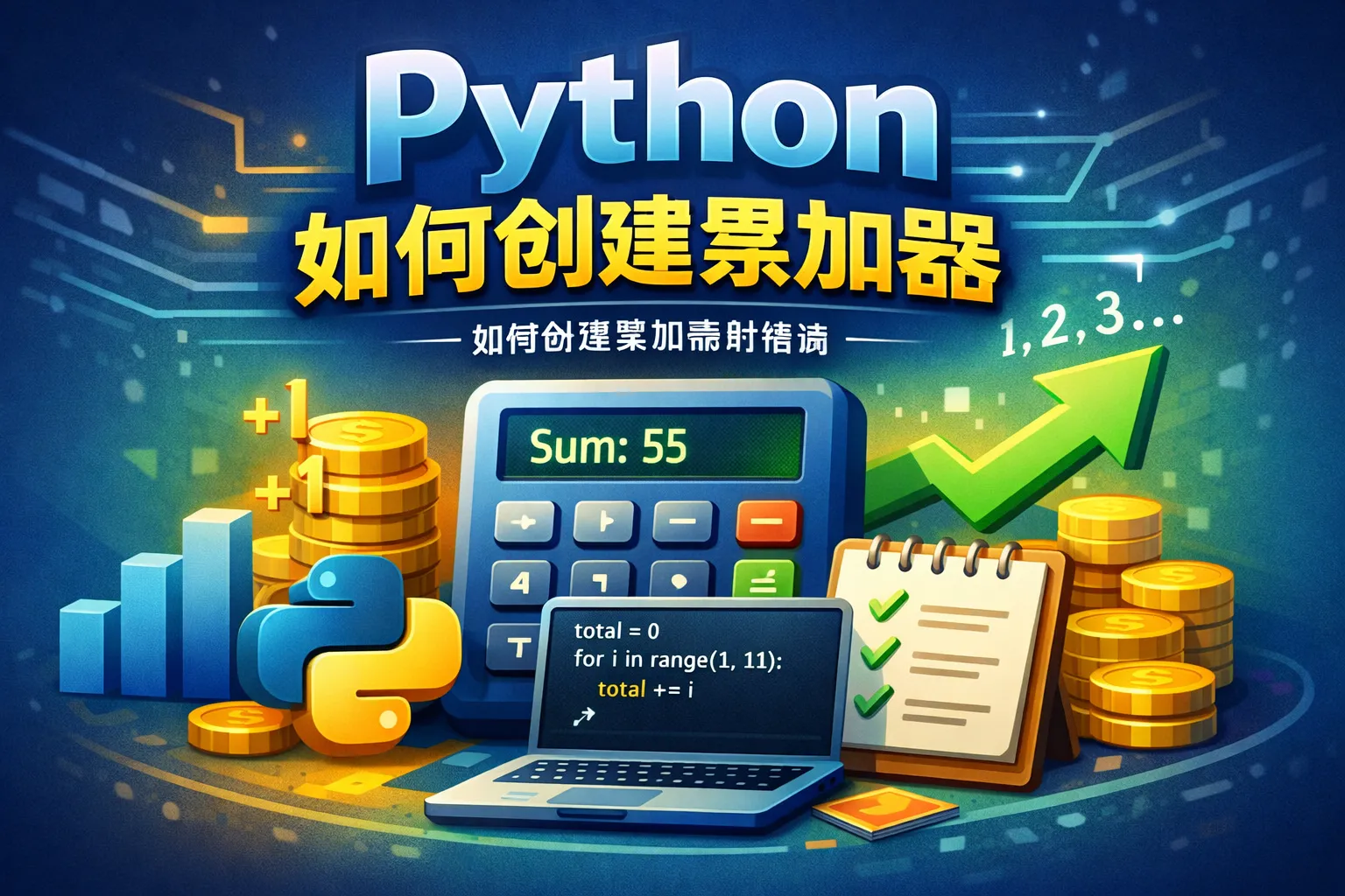 python如何创建累加器