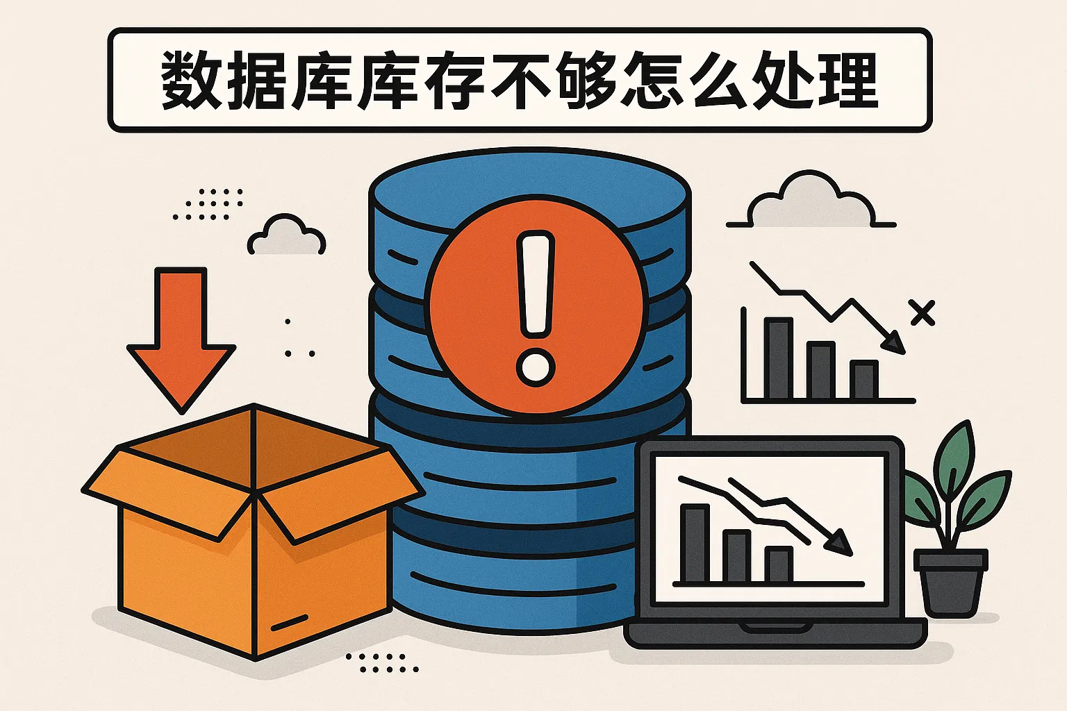 数据库库存不够怎么处理