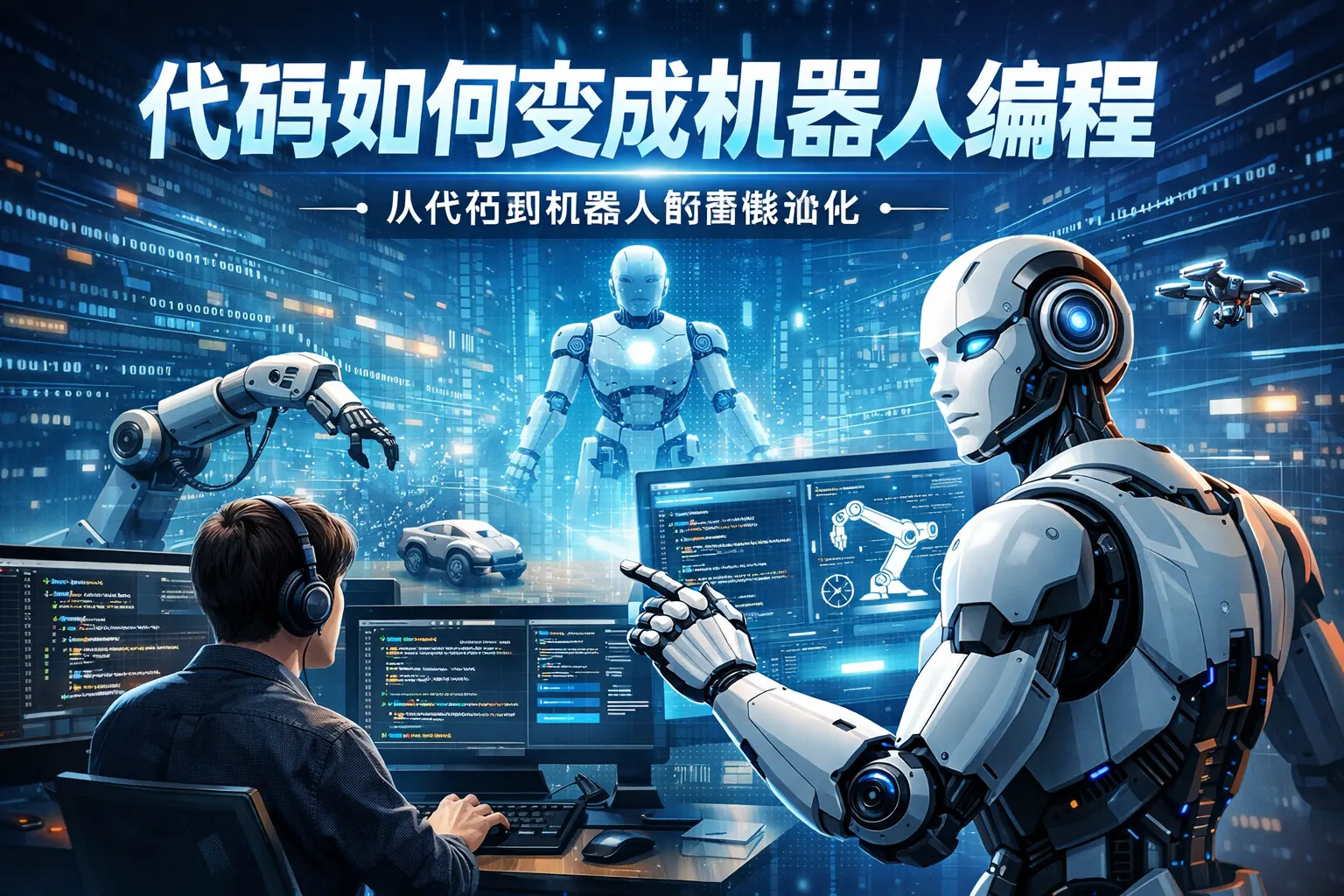 代码如何变成机器人编程