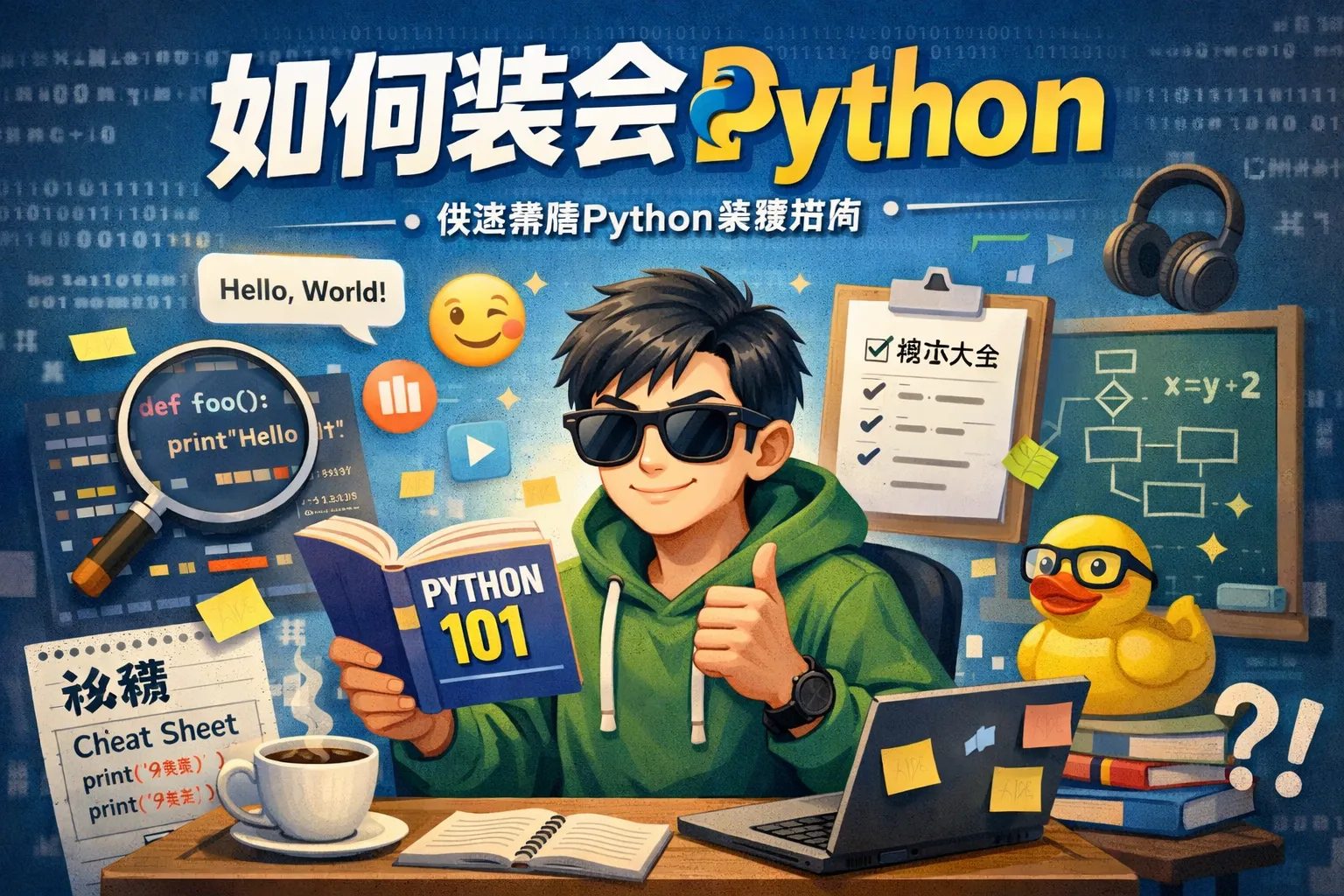 如何装会python