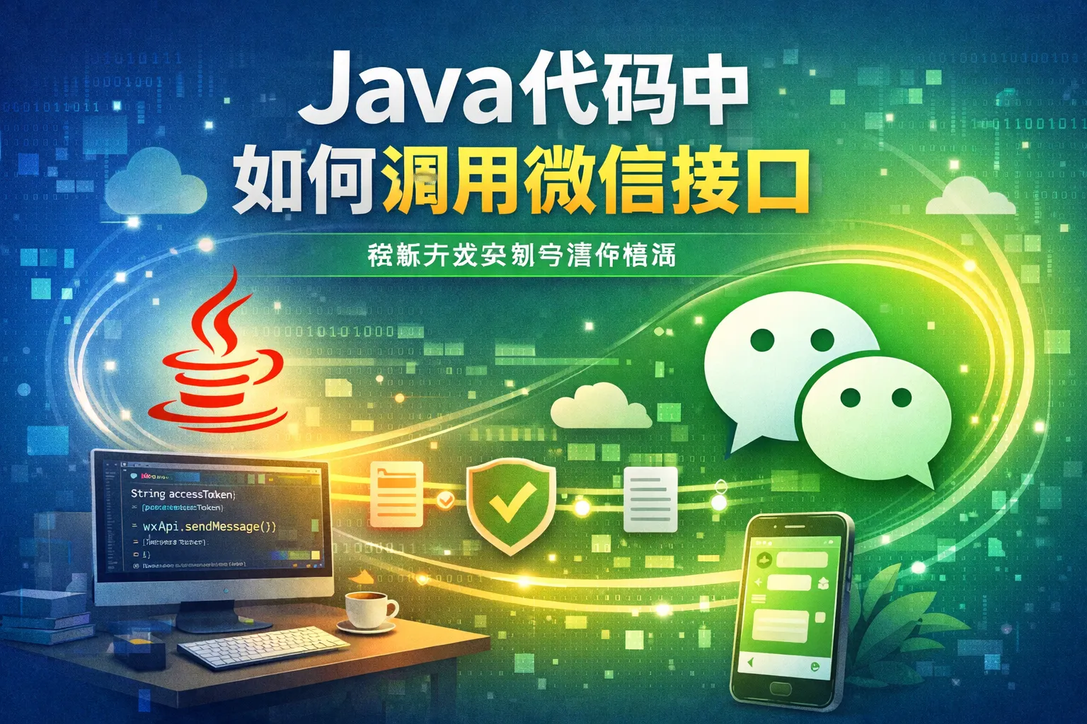java代码中如何调用微信接口
