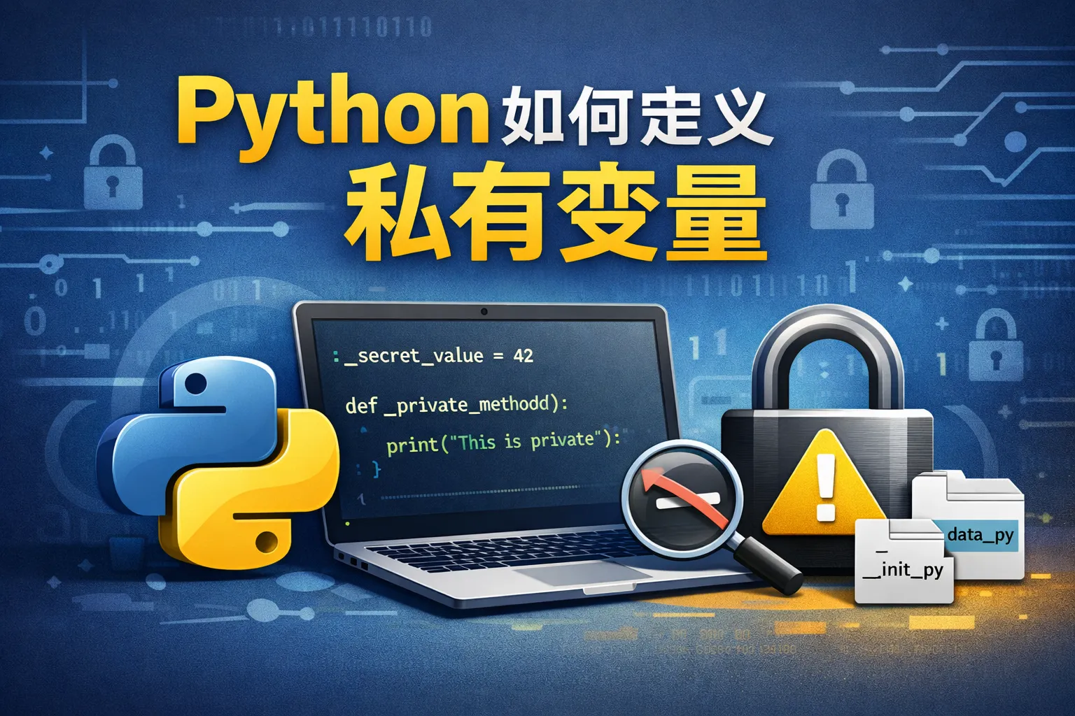 python如何定义私有变量
