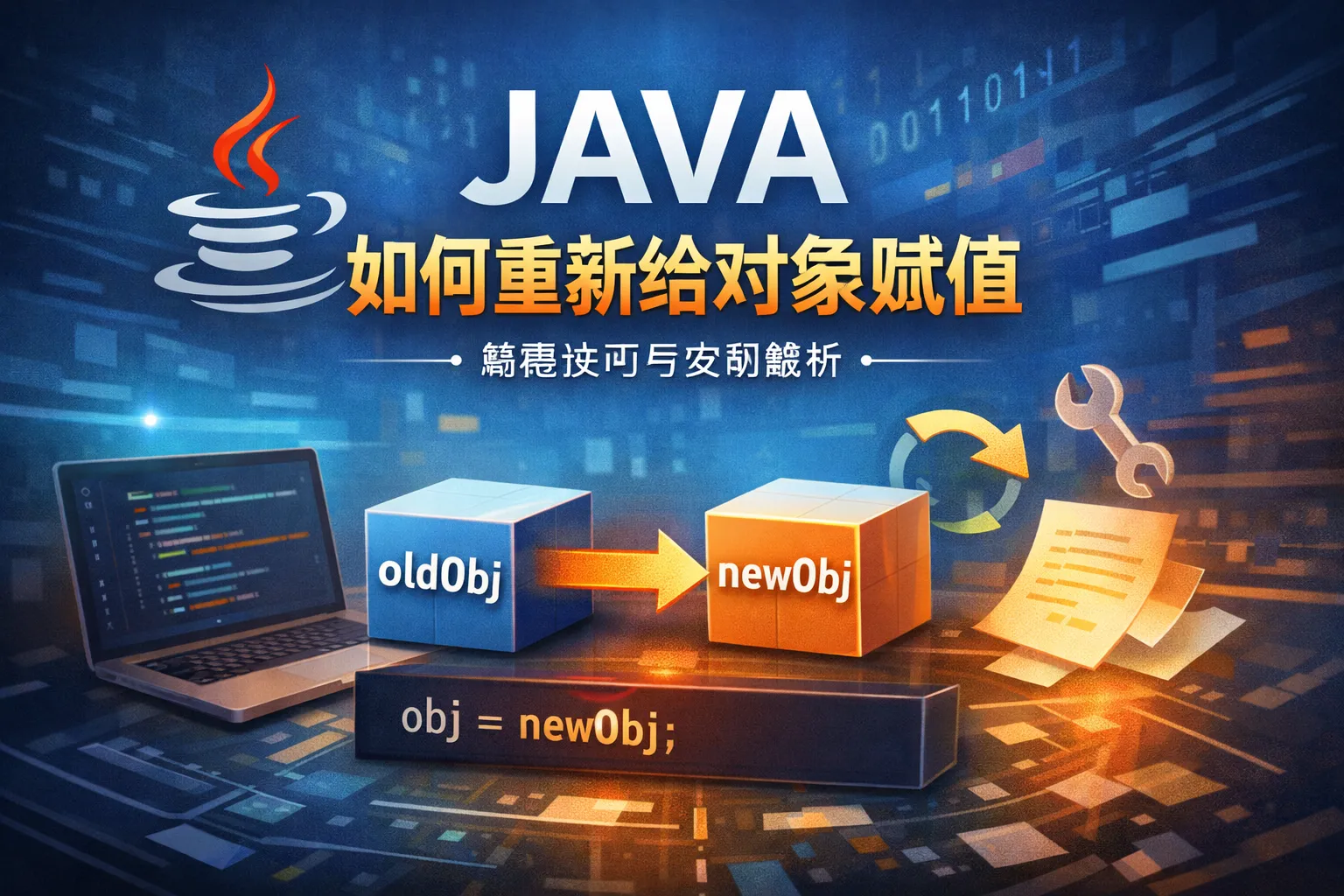 JAVA如何重新给对象赋值