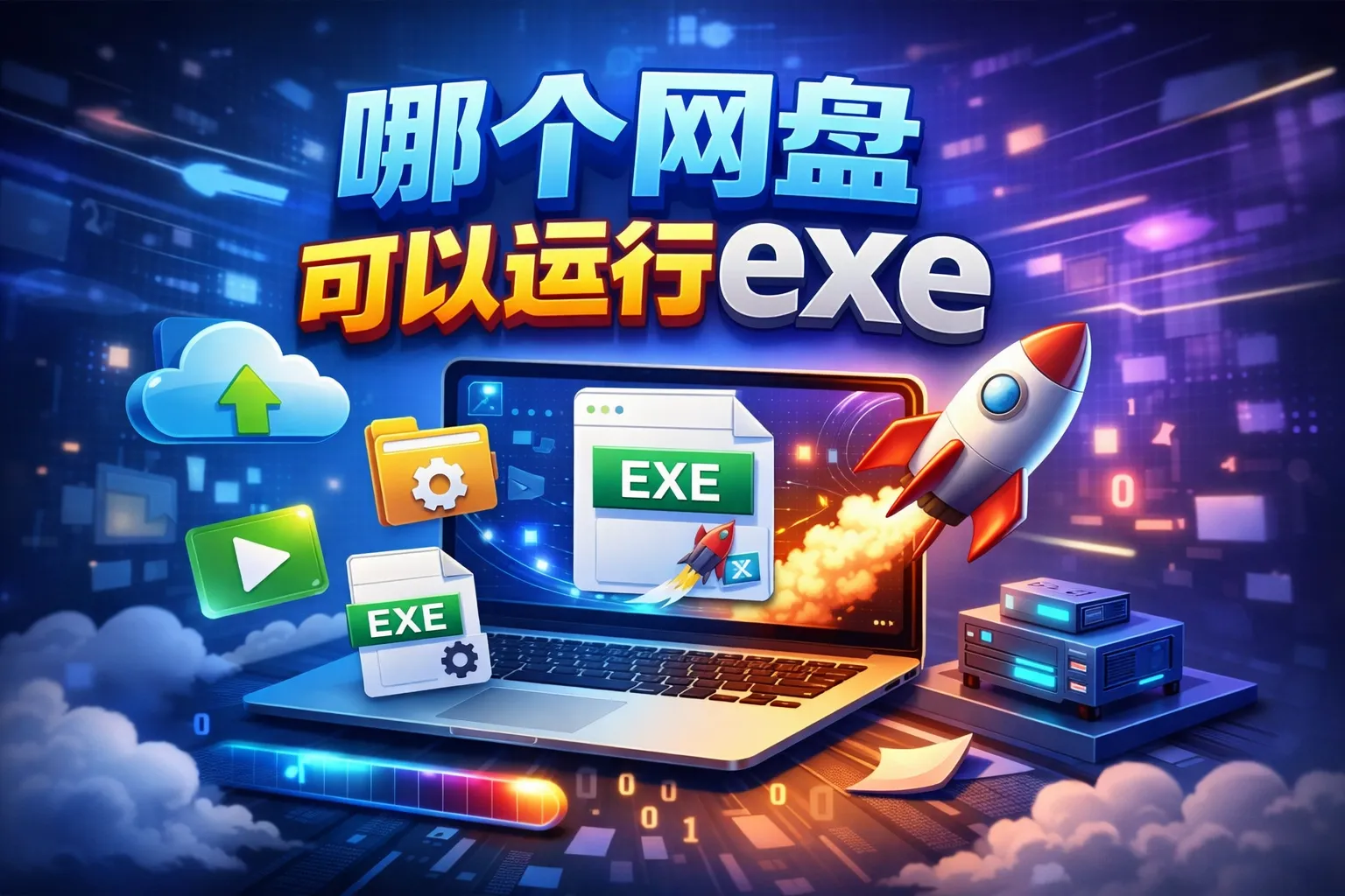 哪个网盘可以运行exe