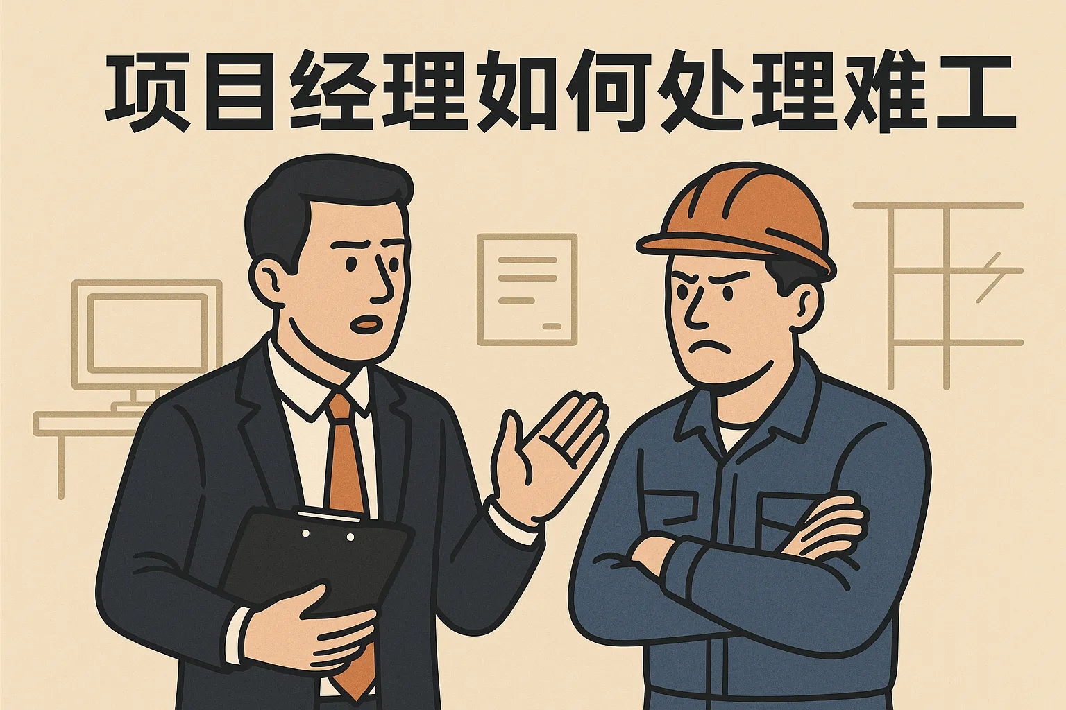 项目经理如何处理难工