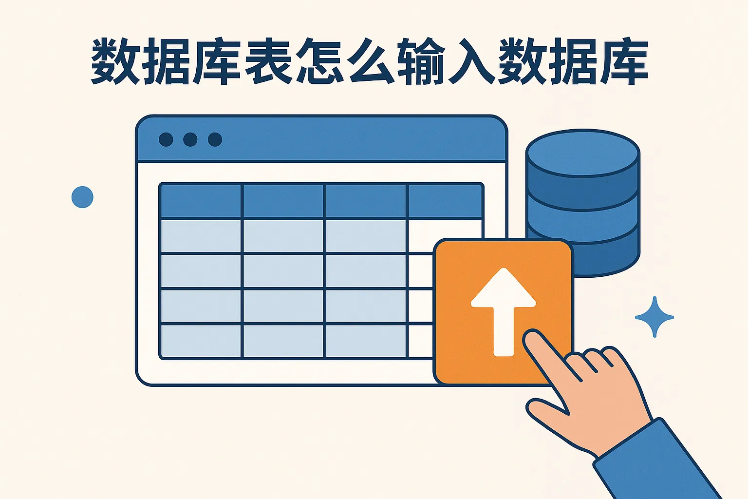 数据库表怎么输入数据库