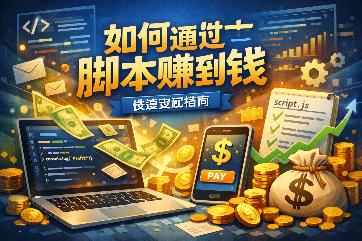 如何通过脚本赚到钱