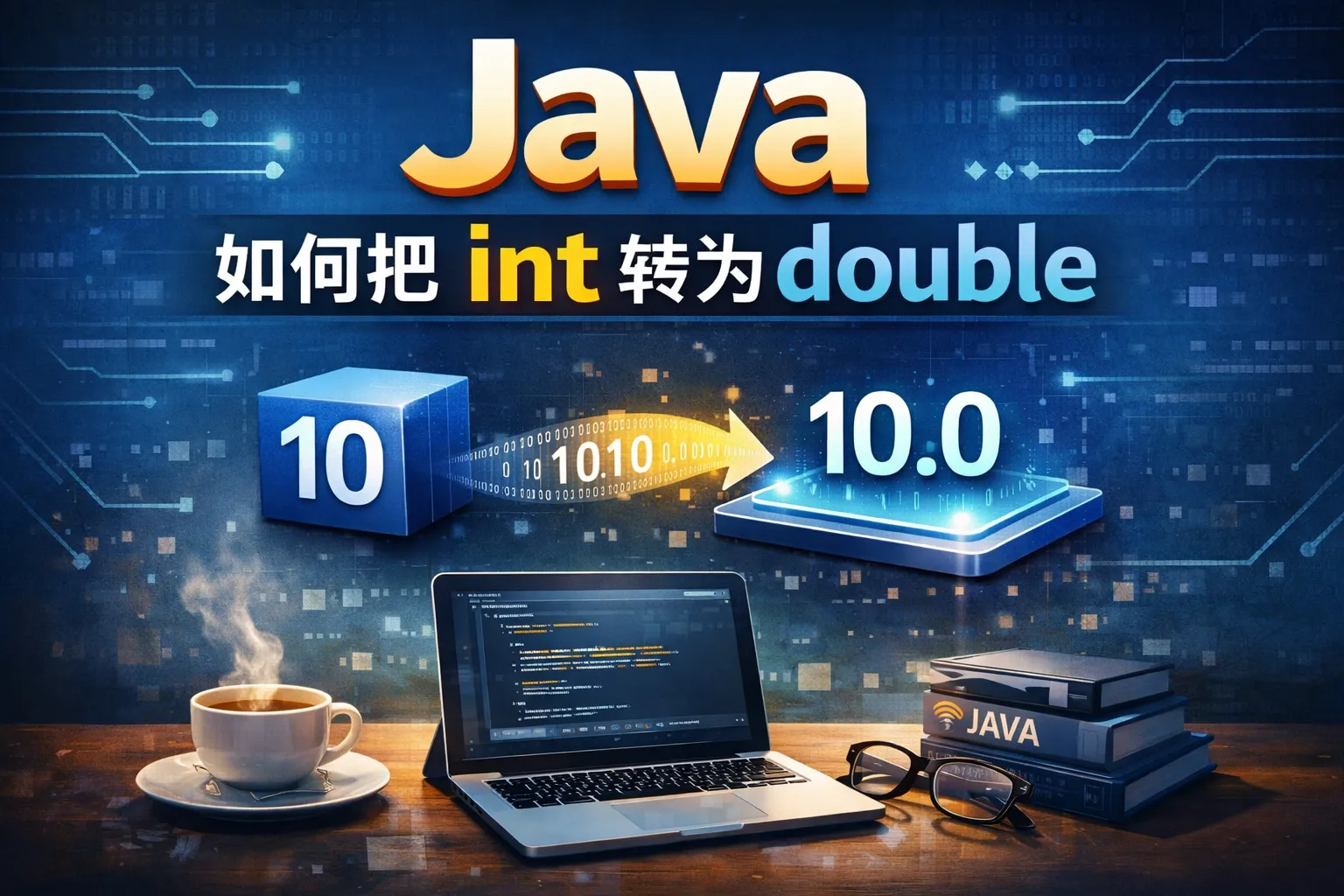 java如何把int转为double