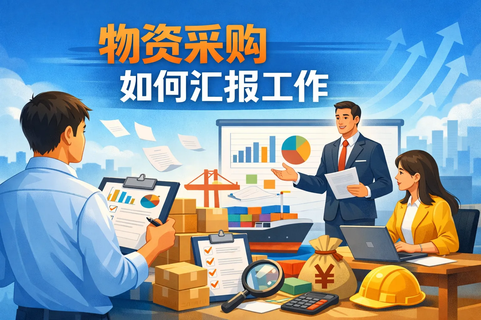 物资采购如何汇报工作