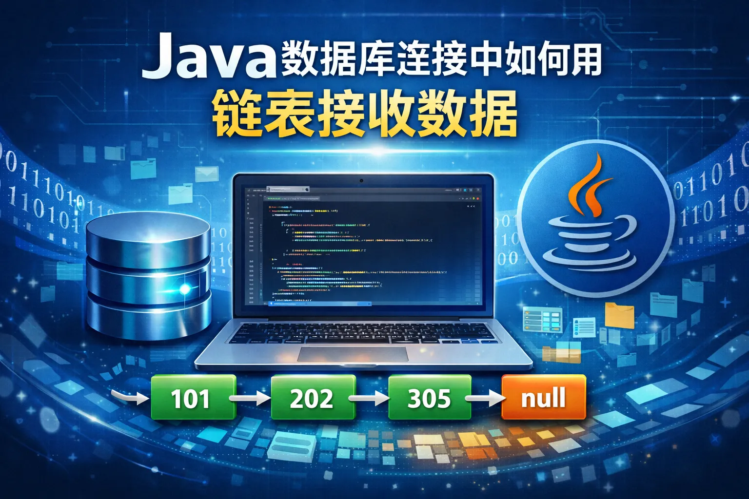 java数据库连接中如何用链表接收数据