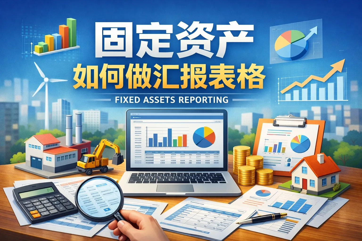 固定资产如何做汇报表格