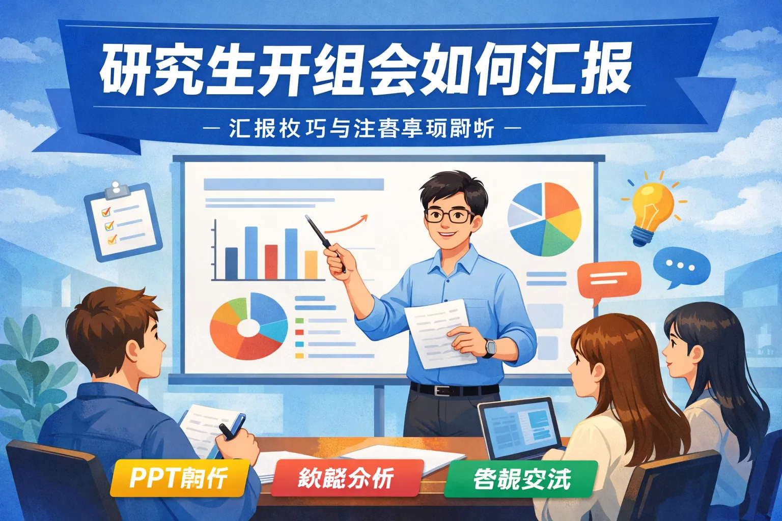 研究生开组会如何汇报